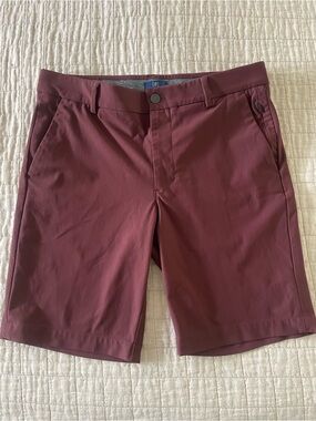 Men's Maroon Performance Shorts